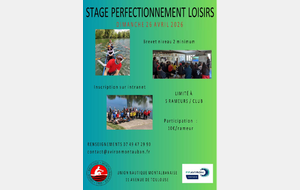 Stage perfectionnement Loisirs